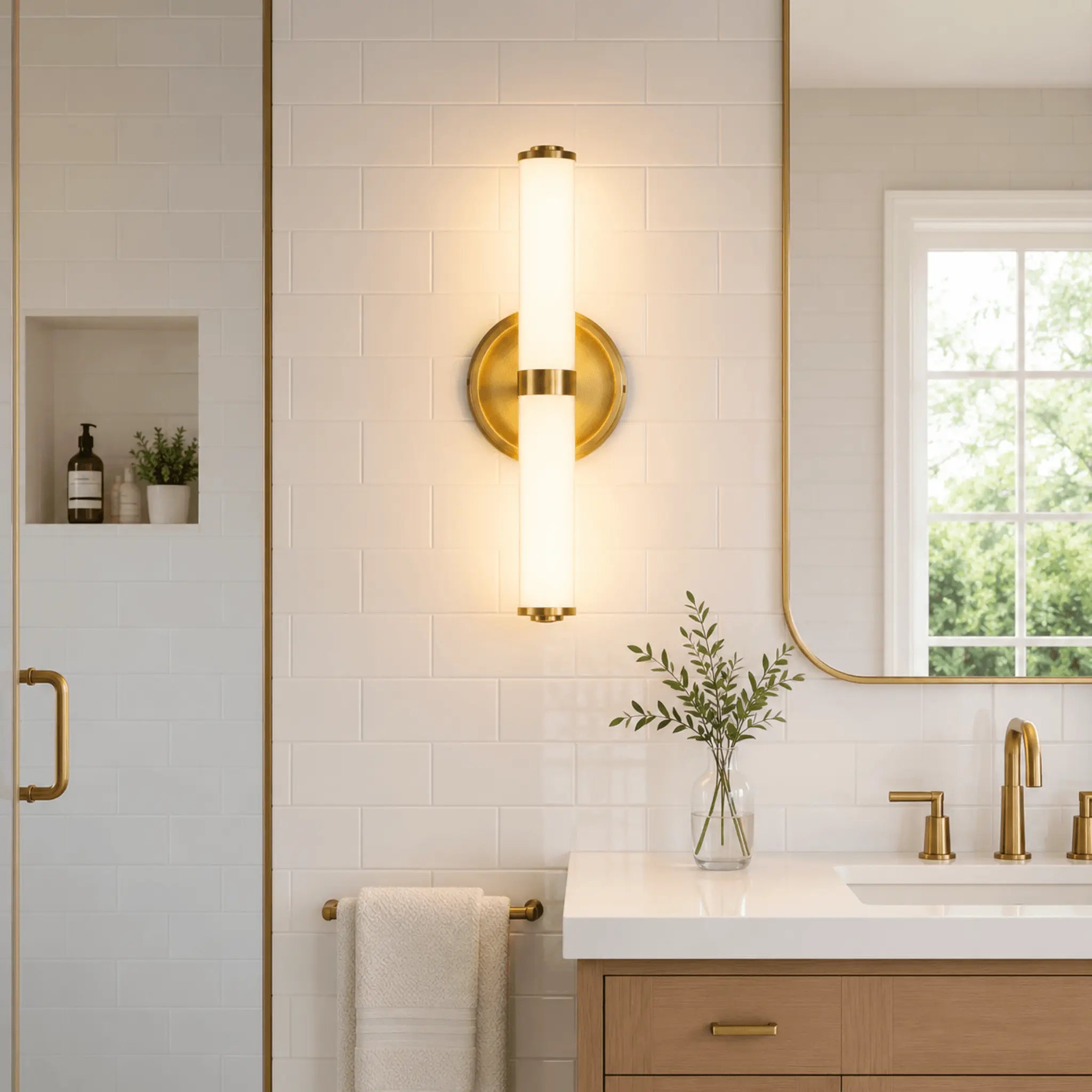 The Brass Beacon Wall Light