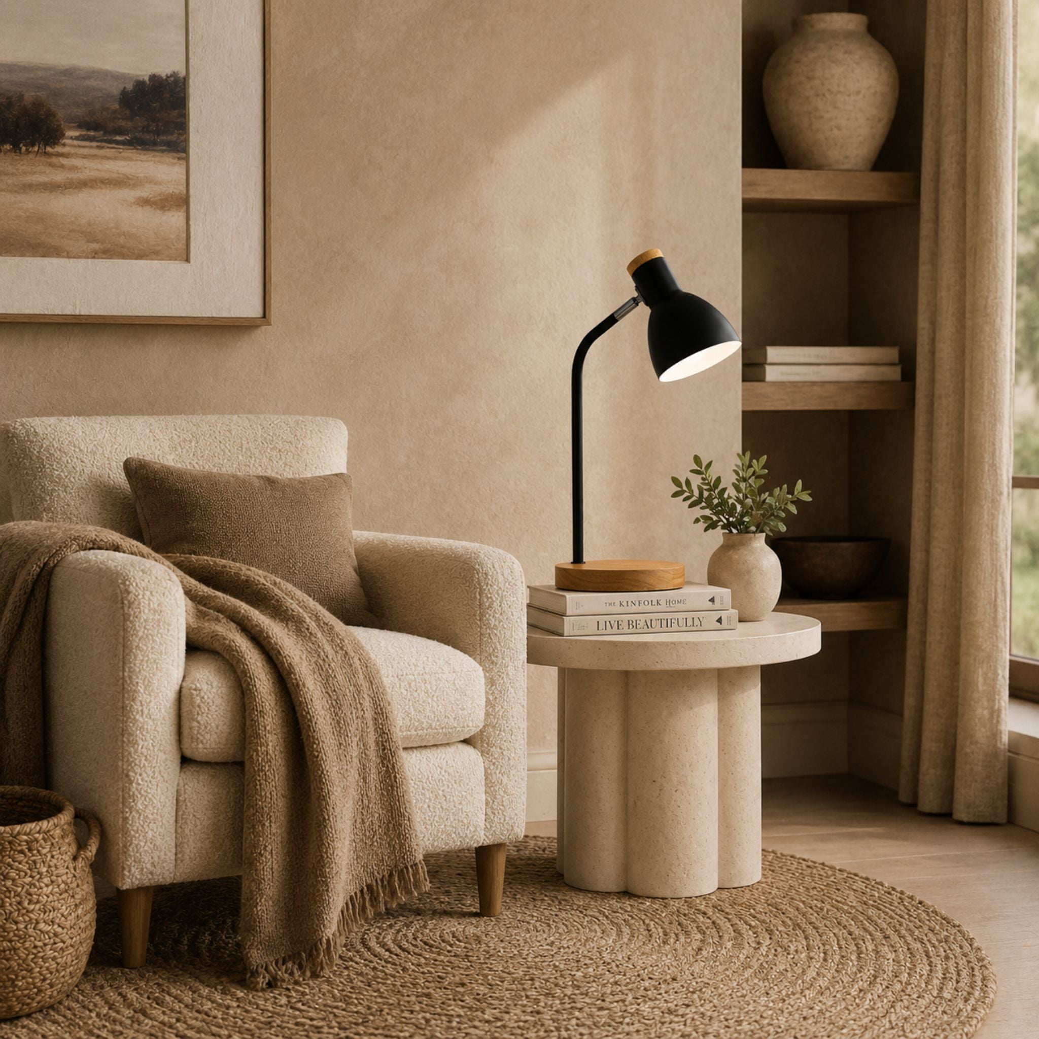 The Styled Corner Desk Lamp