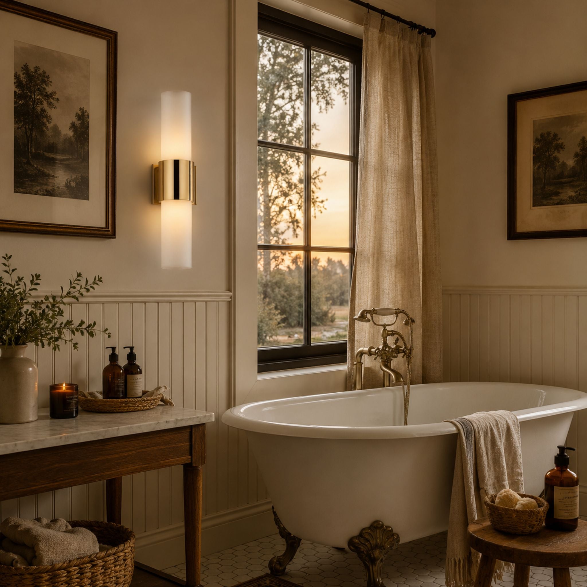 The Sutton Luxe Vanity Sconce