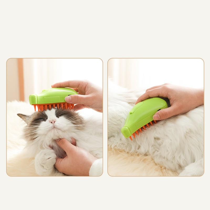The Pet Pro SteamBrush — Professional Grooming. Home Comfort
