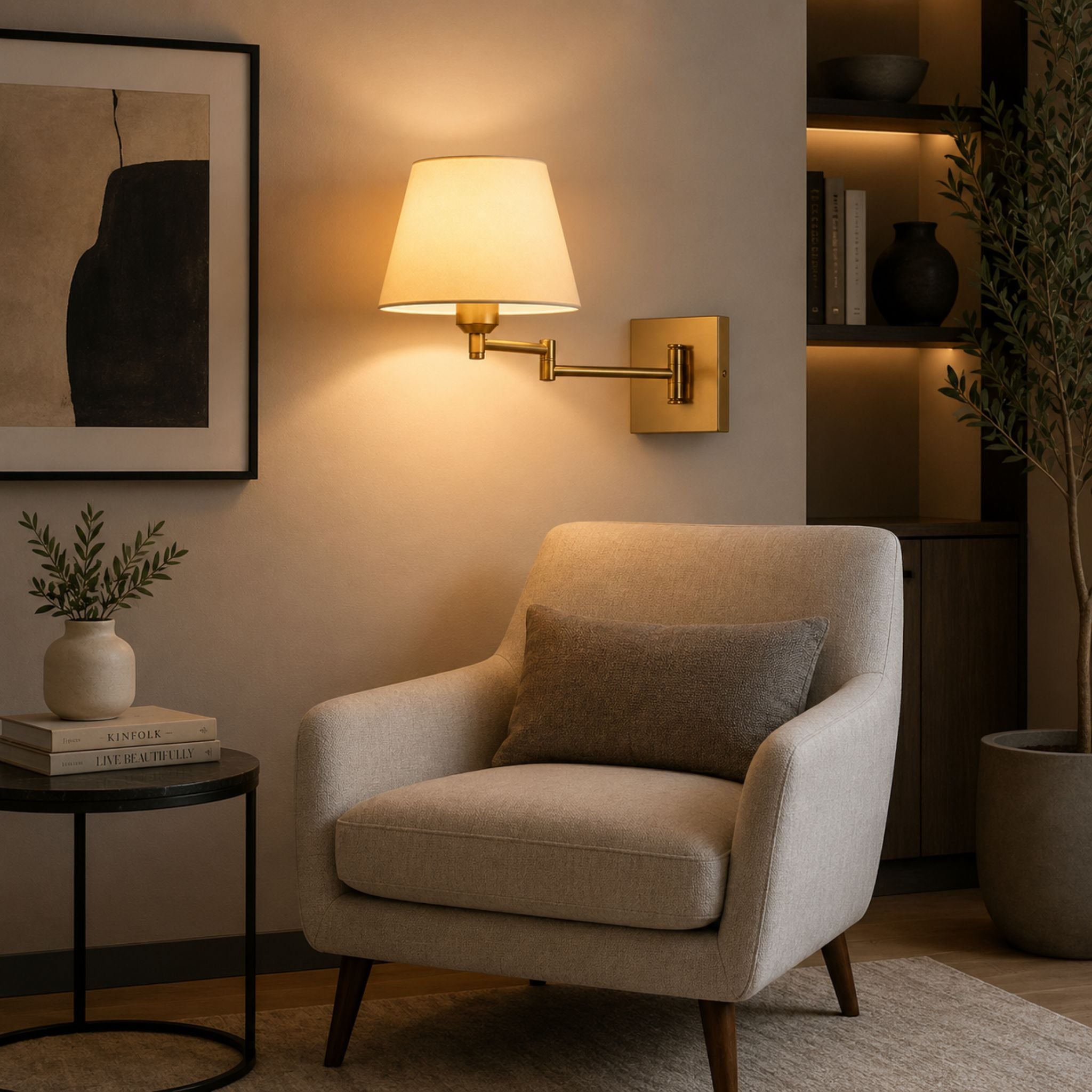 The No-Wire Bedside Sconce