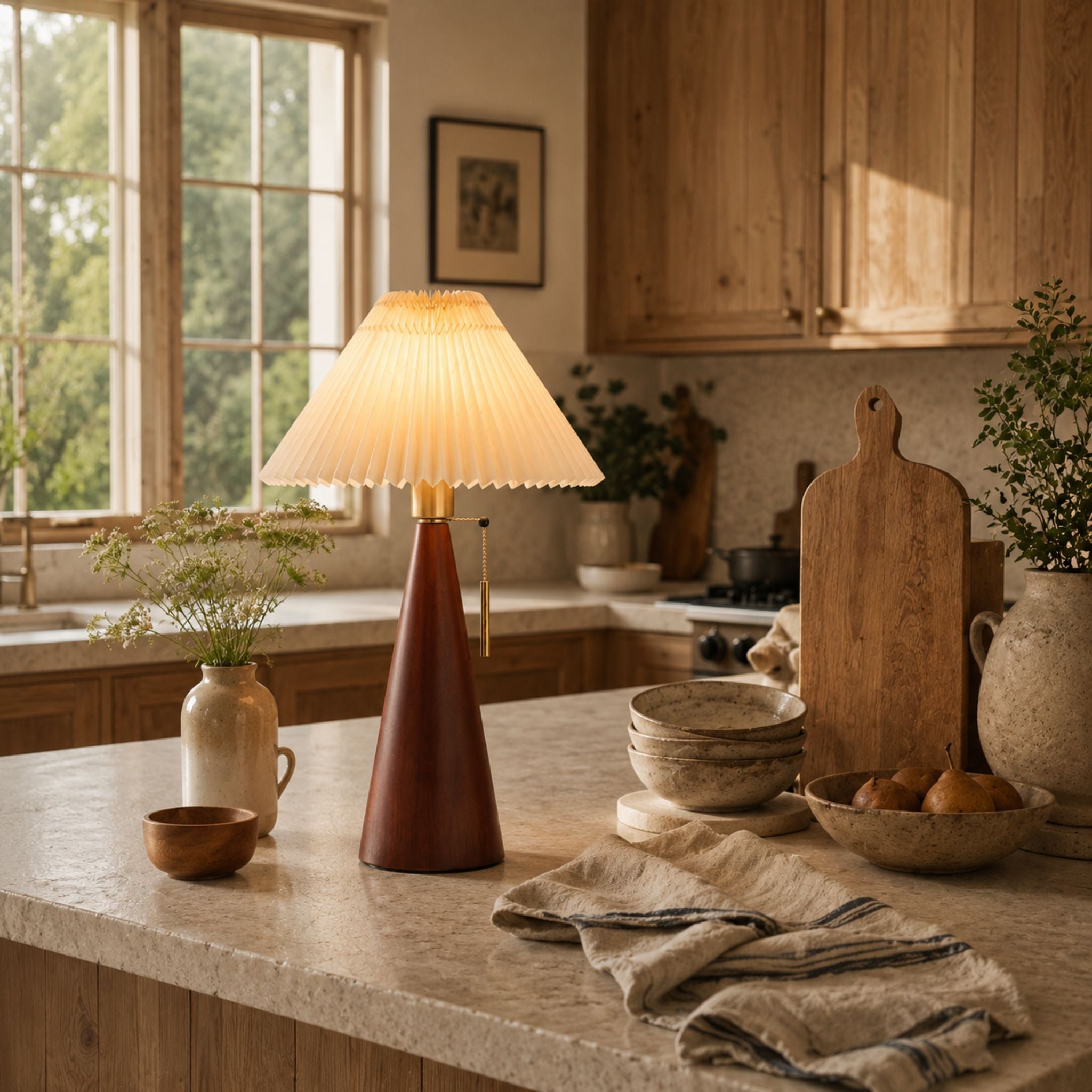 The Briar Pleated Table Lamp