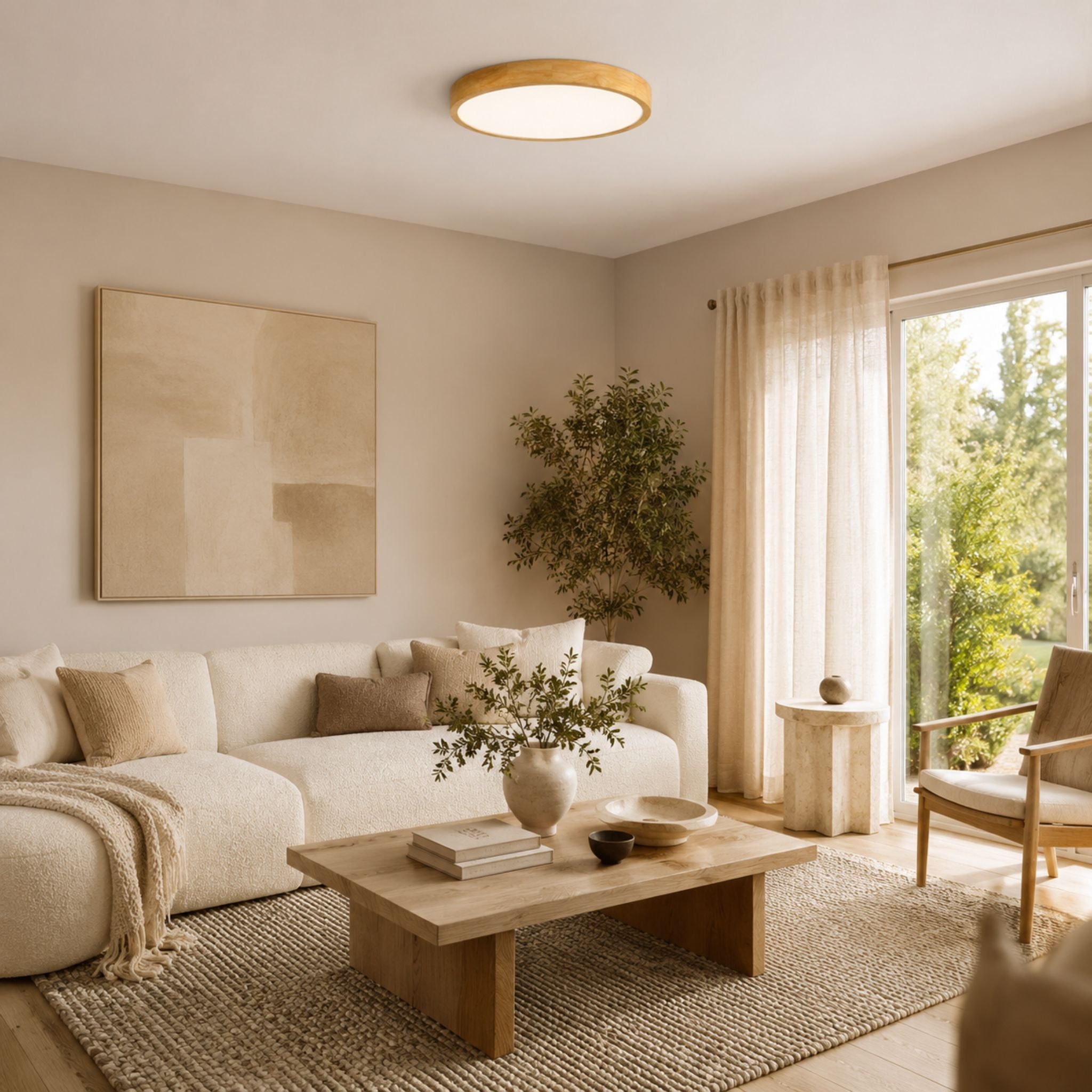 The Warm Geometry Ceiling Light