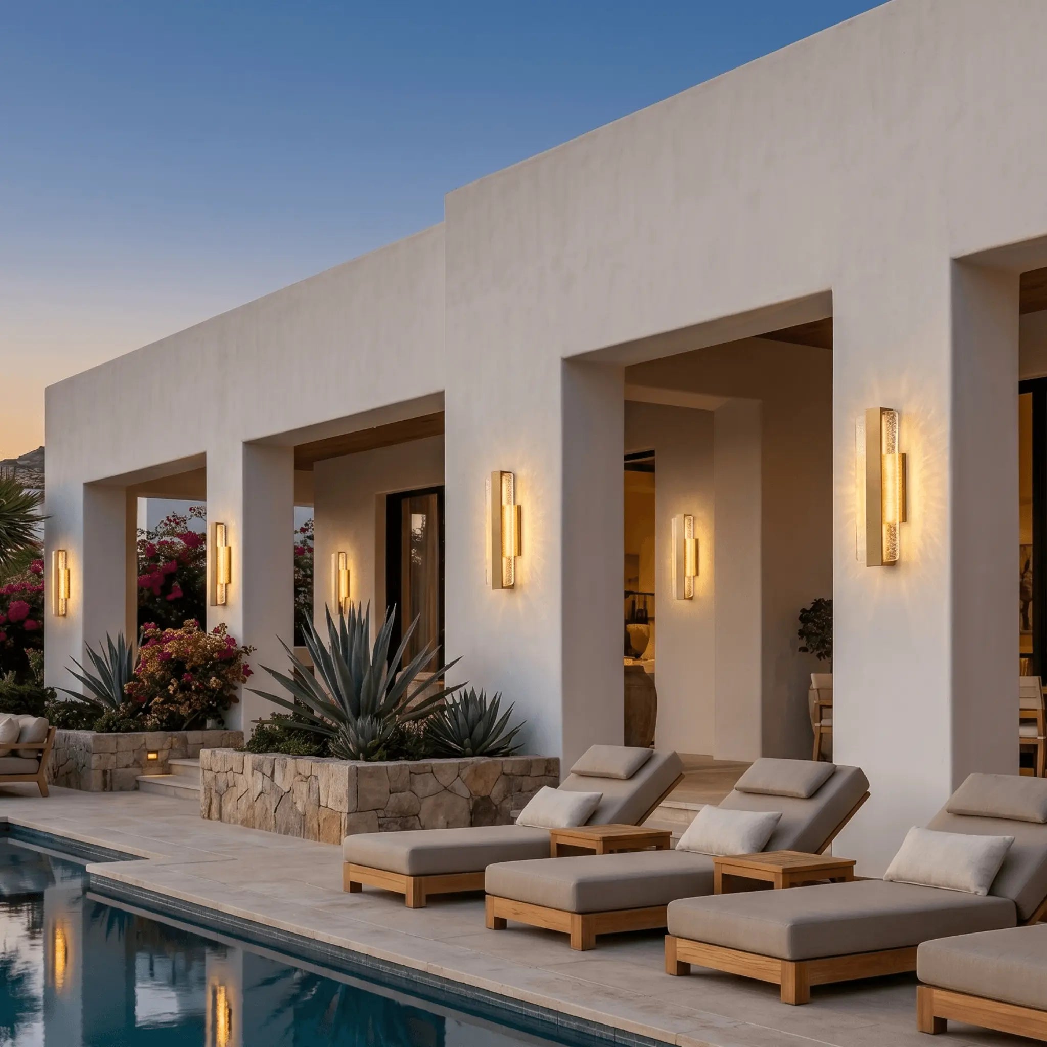 The Curb Appeal Brass Outdoor Light