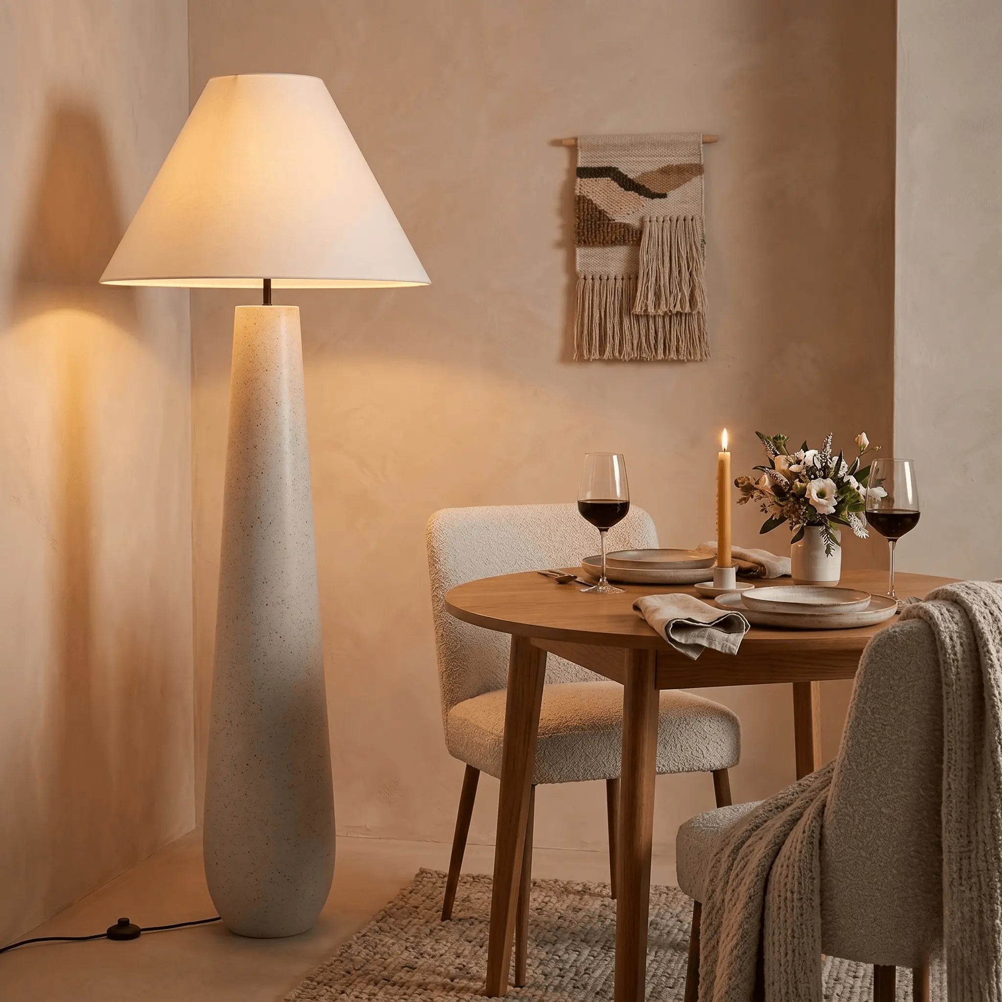 The Sculptural Terrazzo Floor Lamp