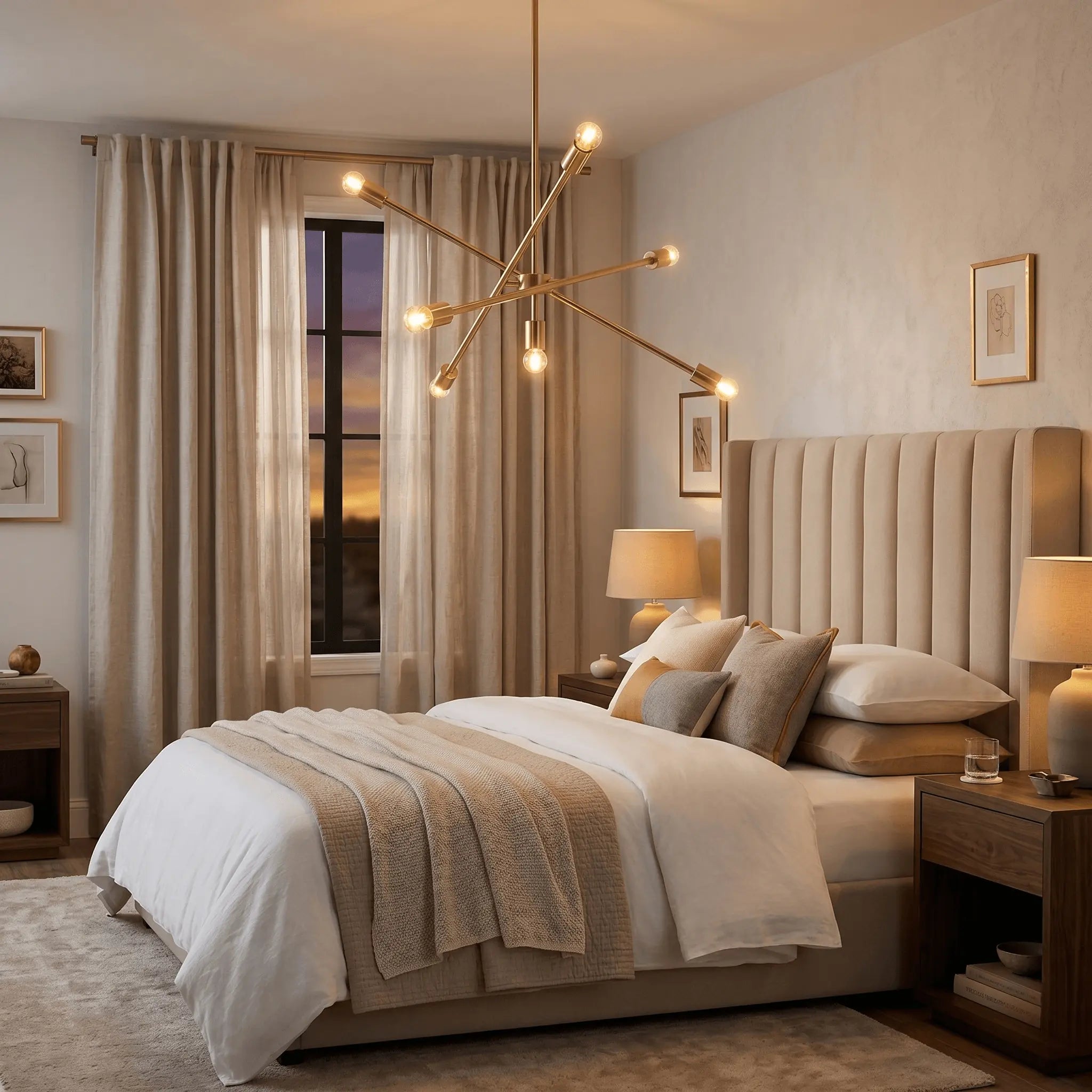 The Finished Room Brass Chandelier
