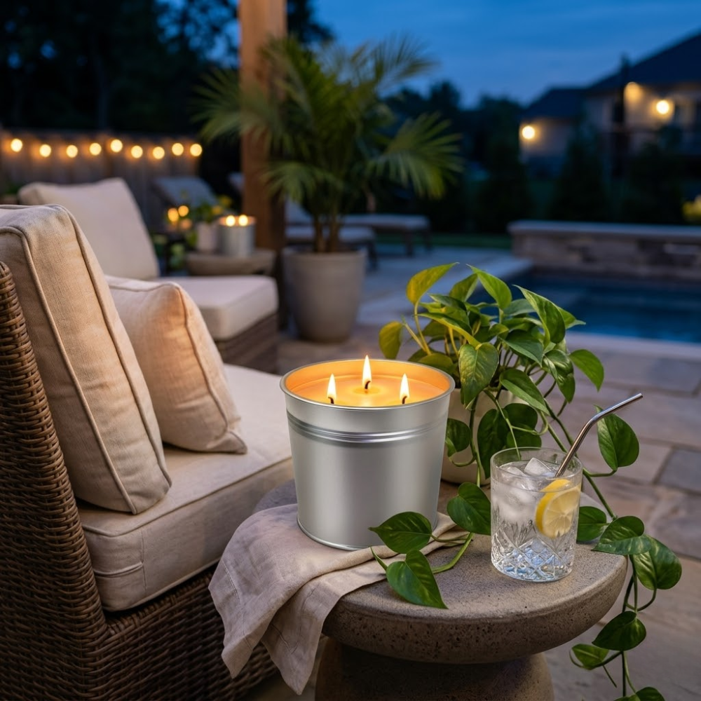 The Garden Candle — Summer Evenings in a Single Flame