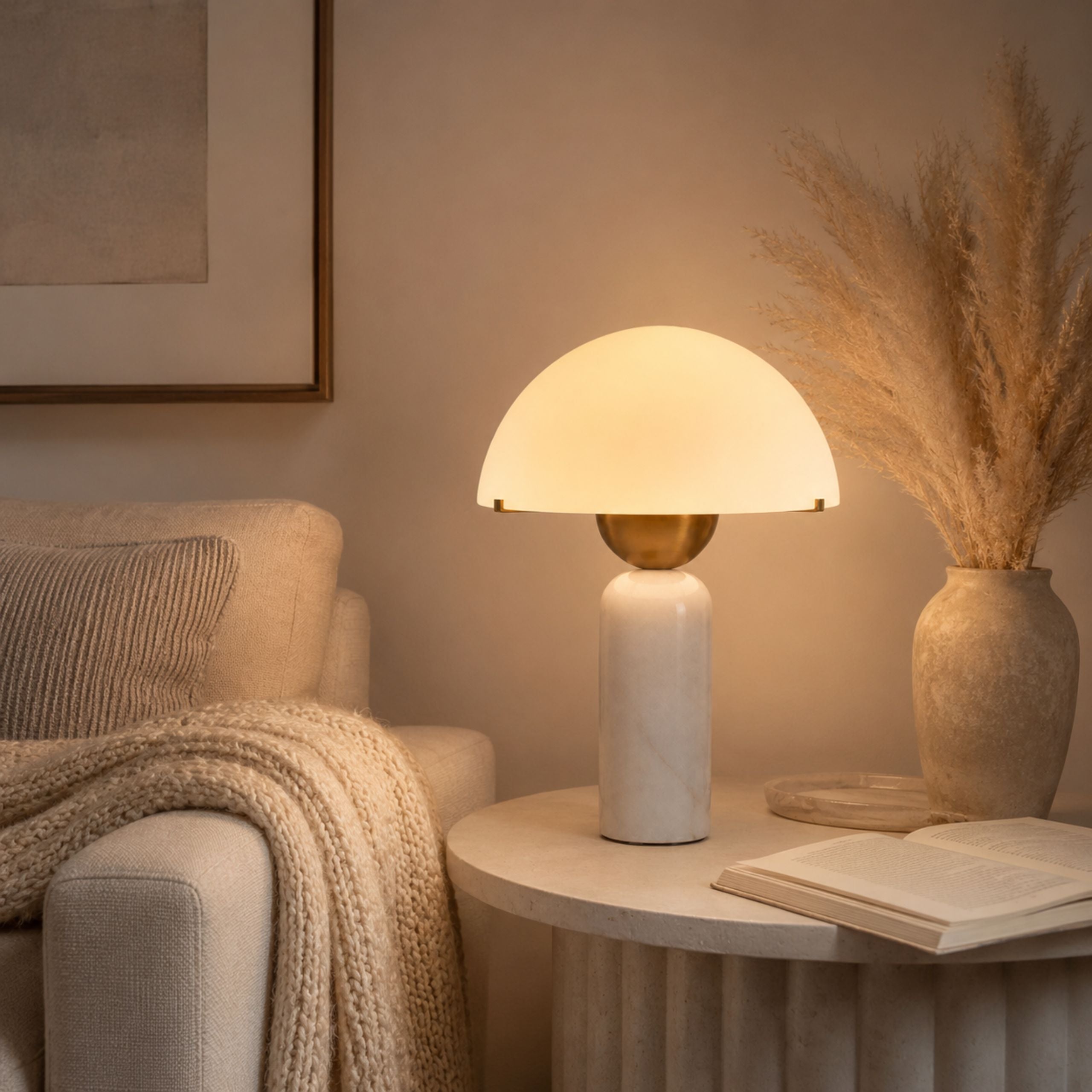 The Marble Muse Table Lamp