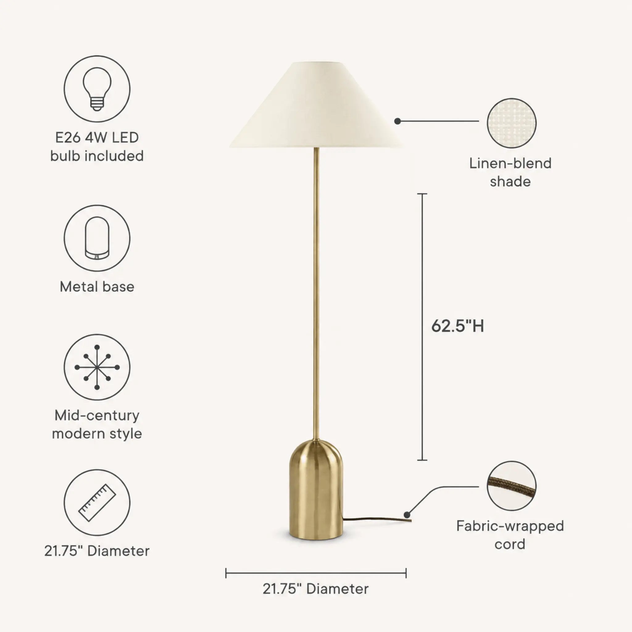 The Warm Glow Floor Lamp