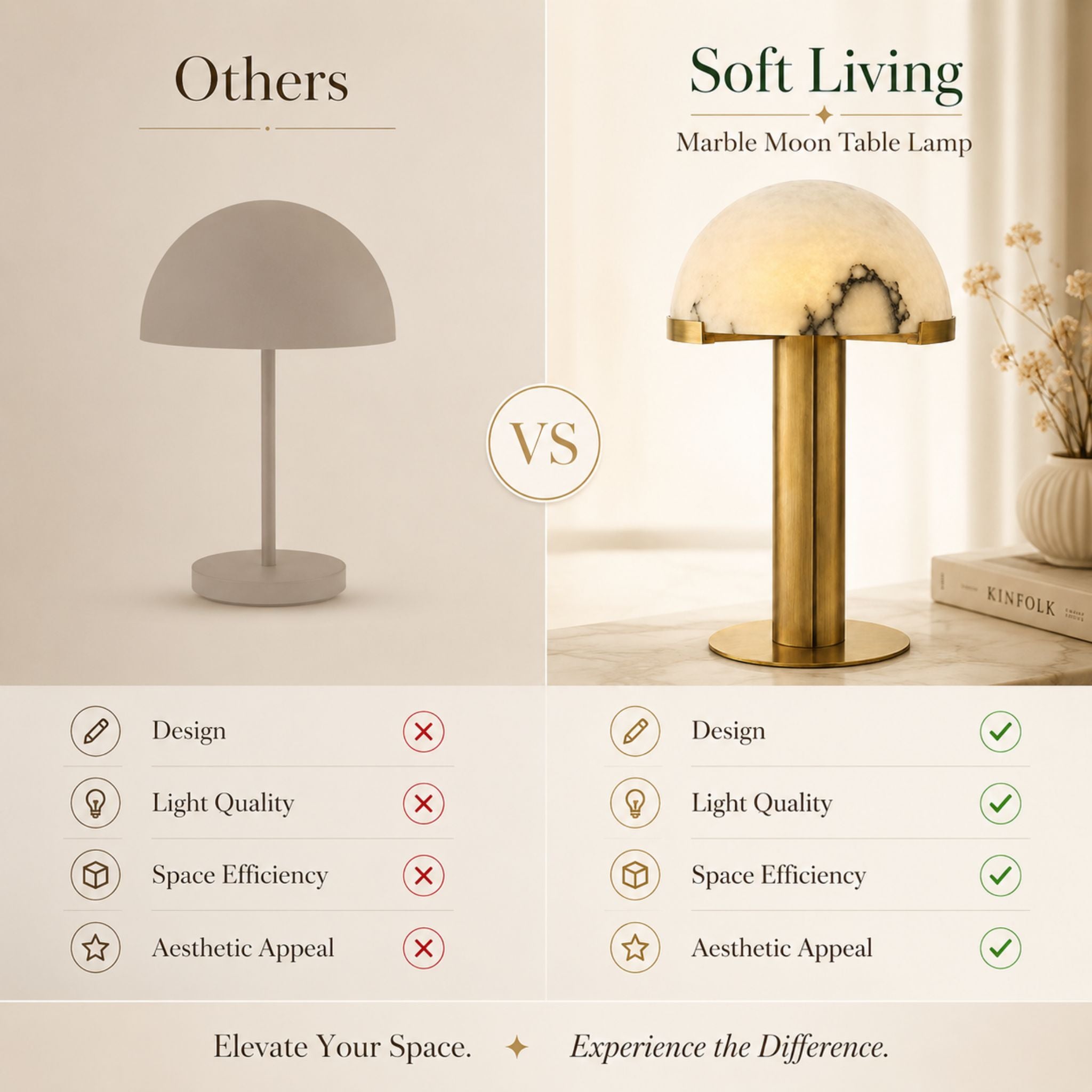 The Marble Moon Table Lamp
