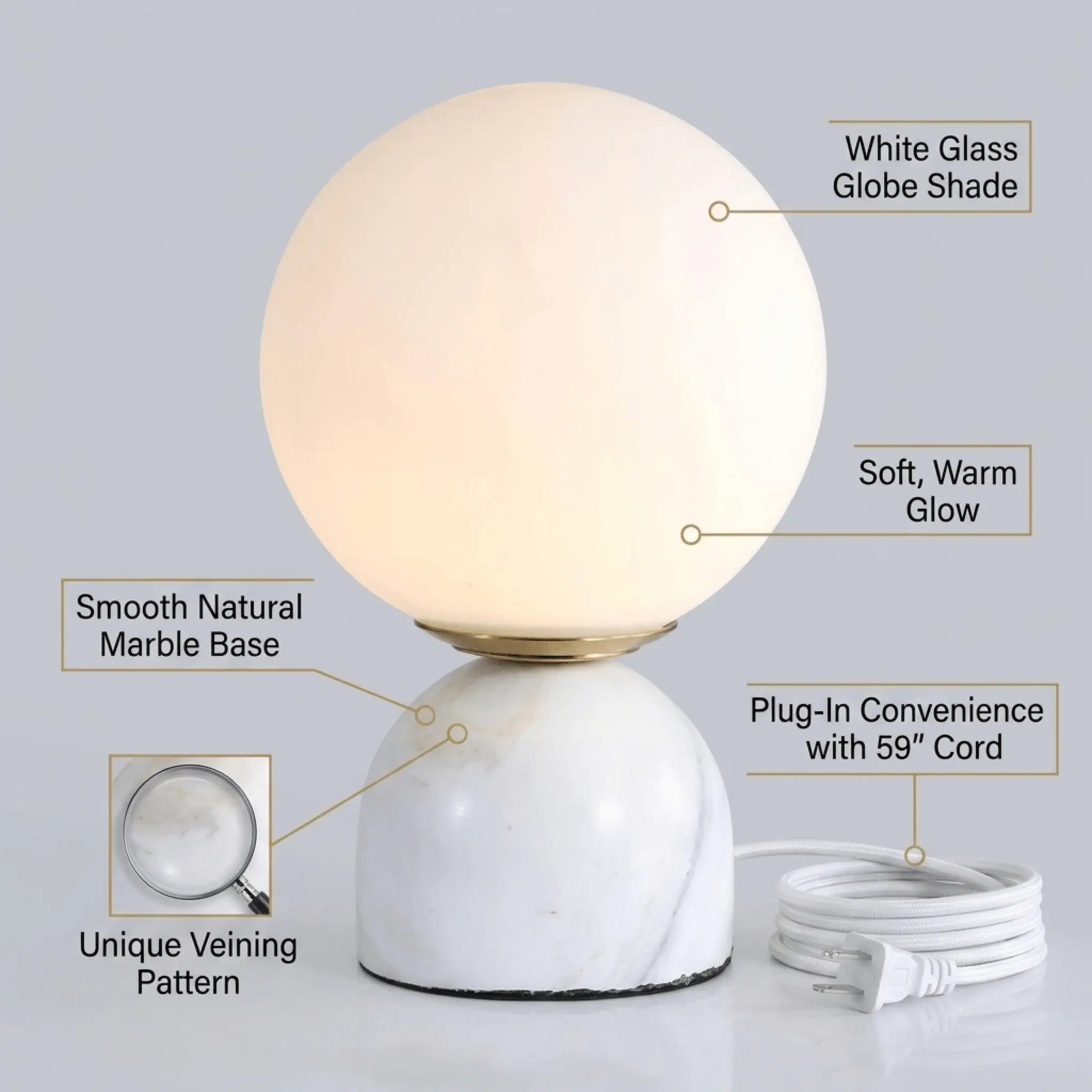 The Stone Glow Table Lamp