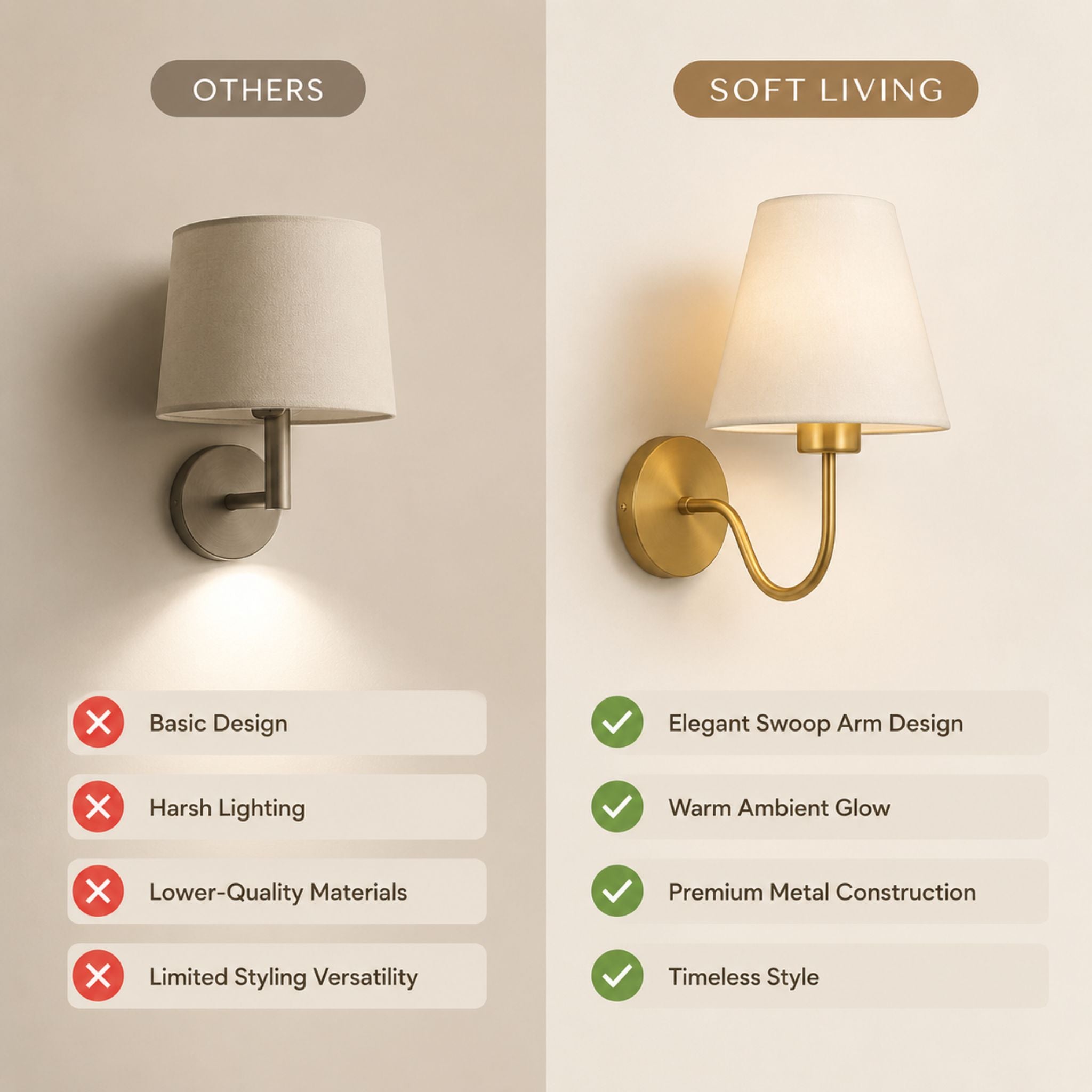 The Timeless Linen Wall Sconce