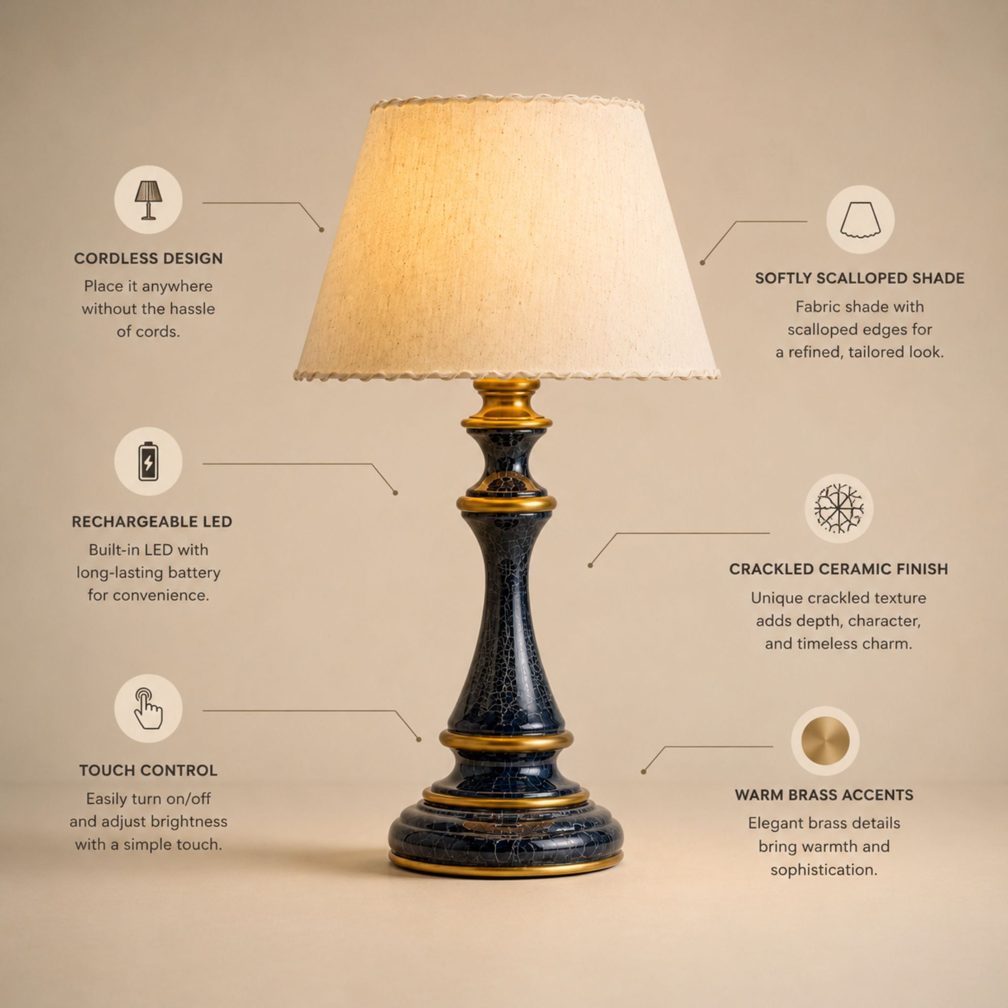 The Wayfarer Cordless Lamp