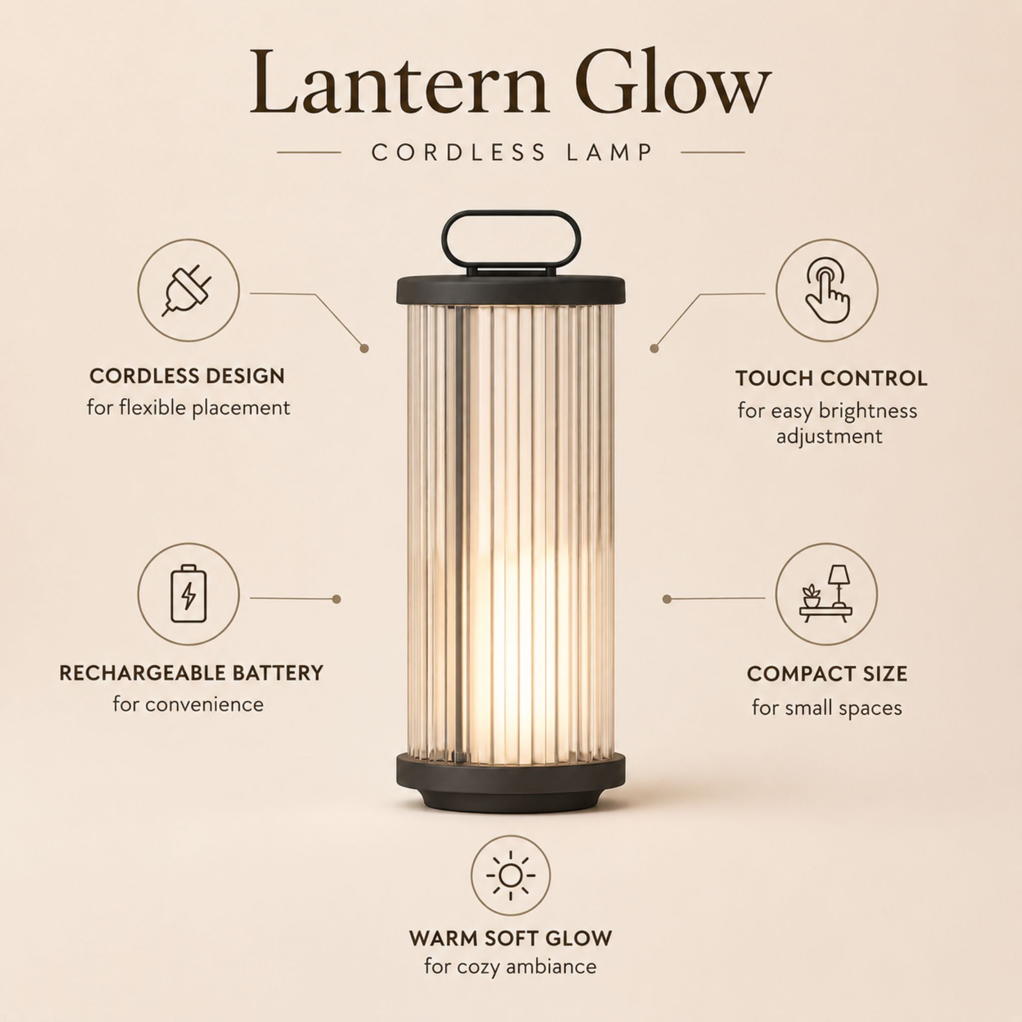 The Lantern Glow Cordless Lamp