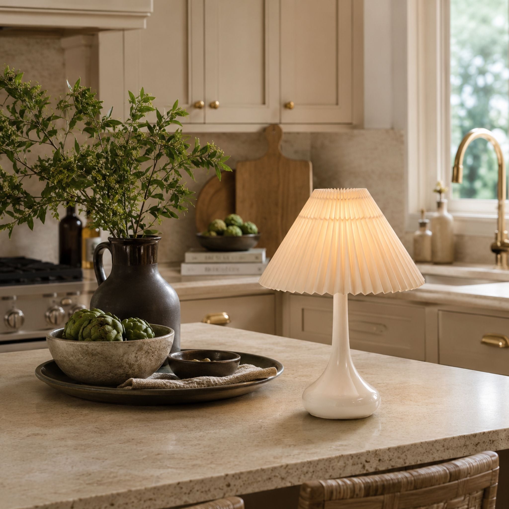 The Willow Pleated Table Lamp