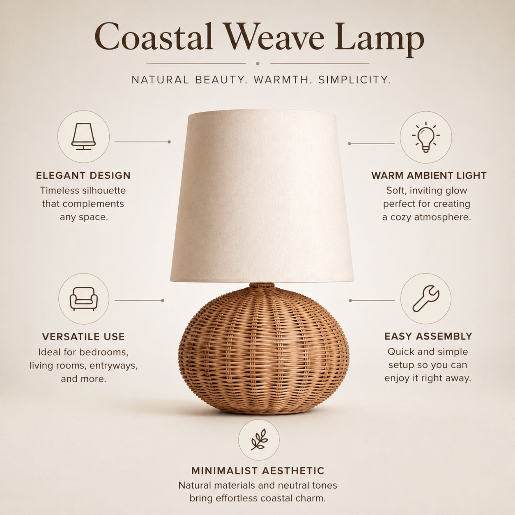 The Coastal Weave Lamp