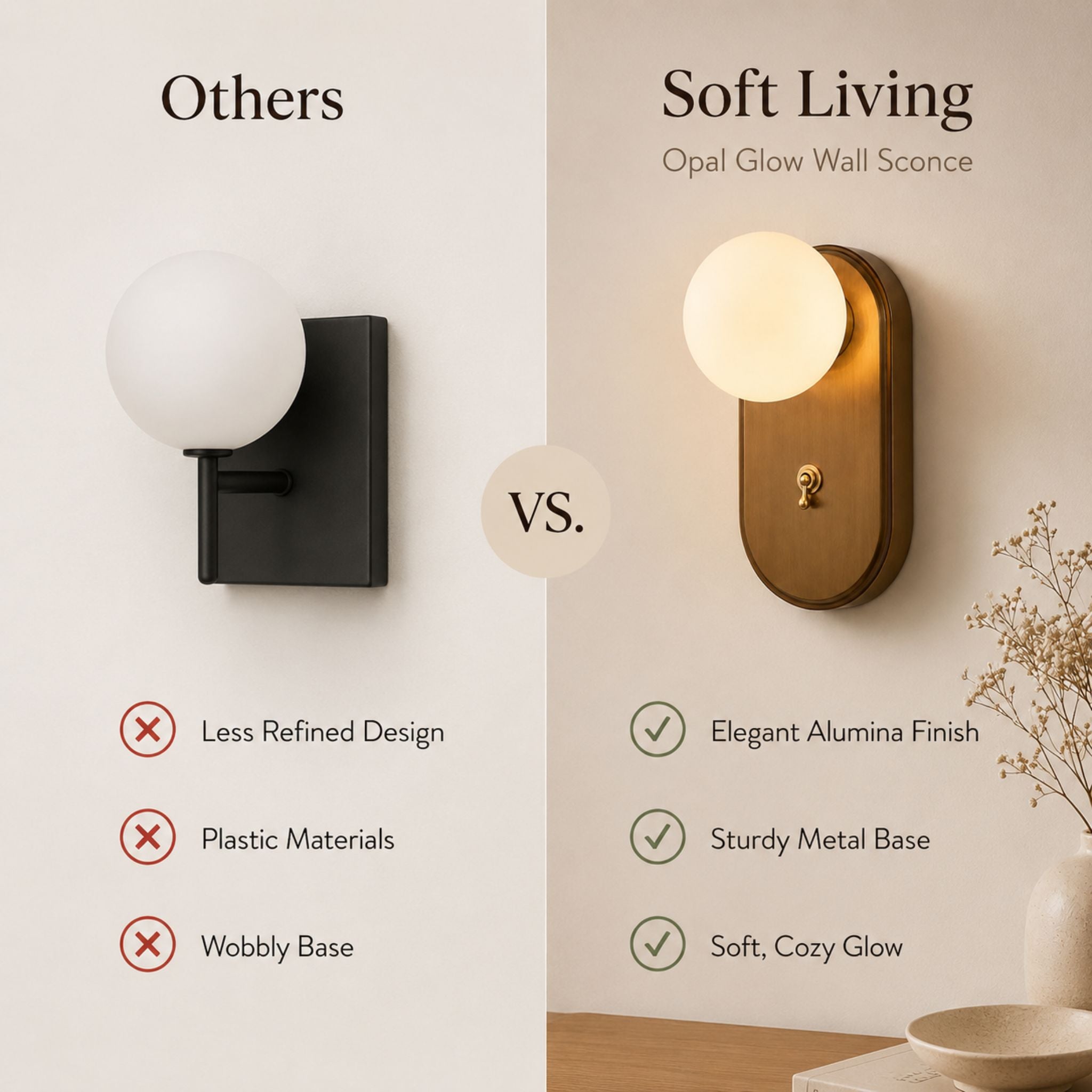 The Opal Glow Wall Sconce