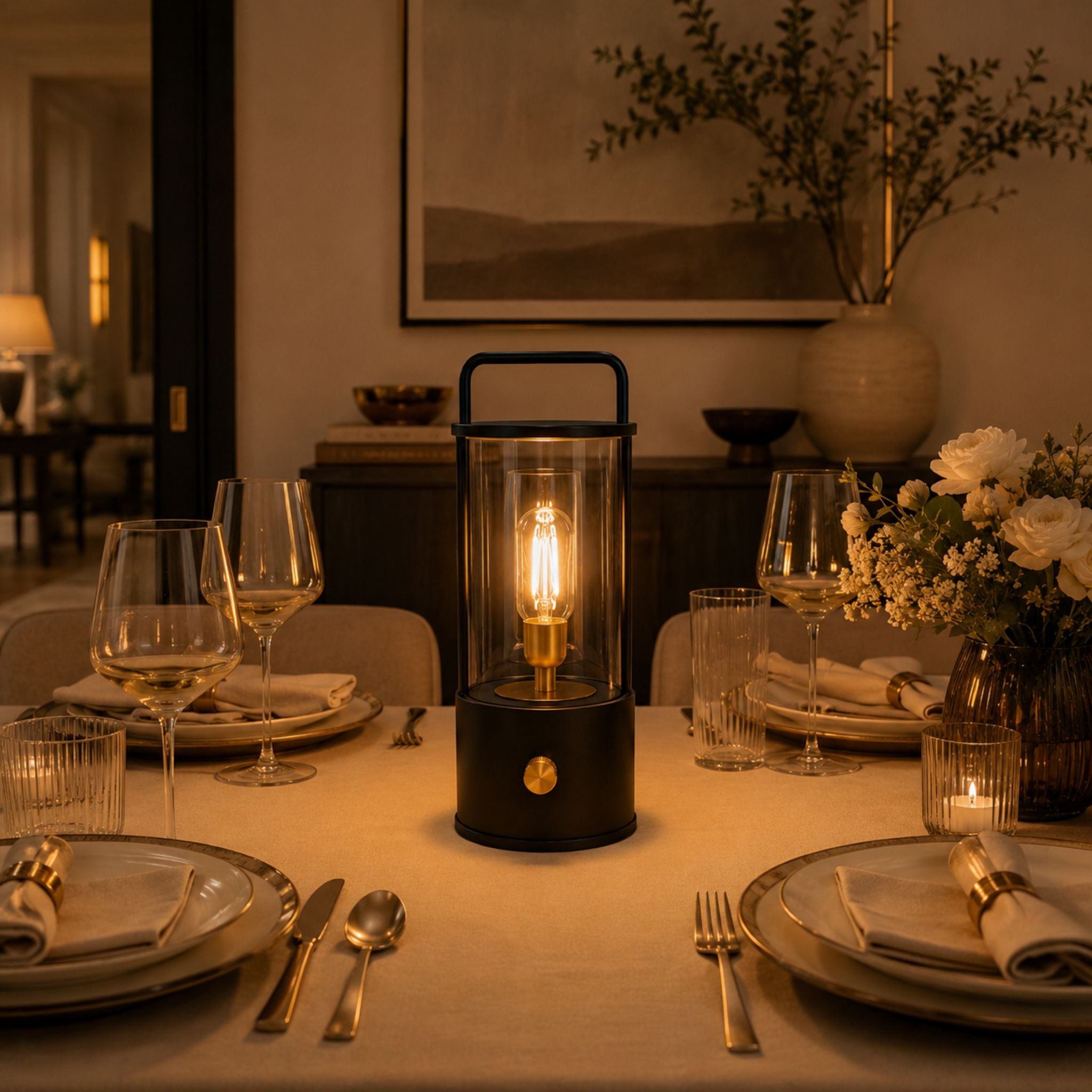 The Obsidian Glow Lamp