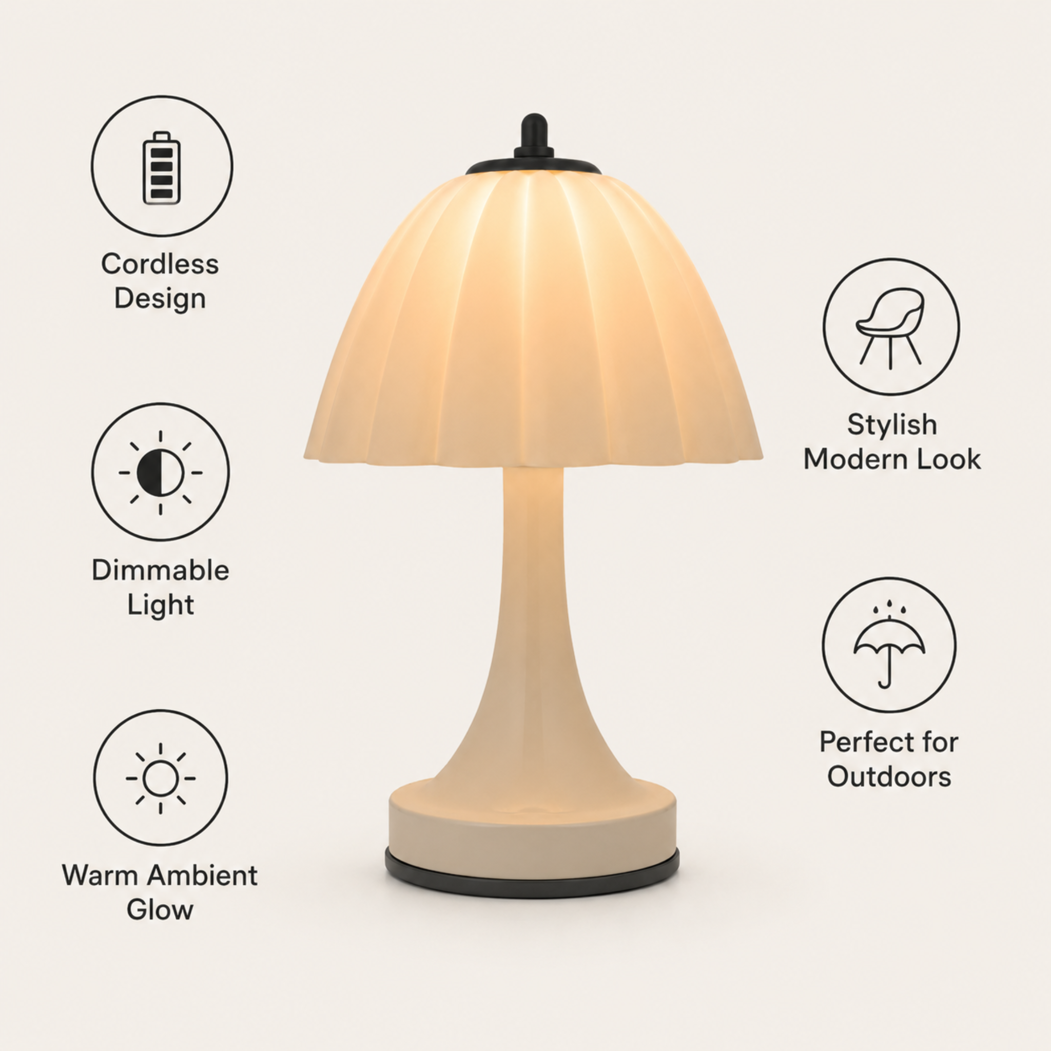 The Outdoor Dinner Cordless Lamp