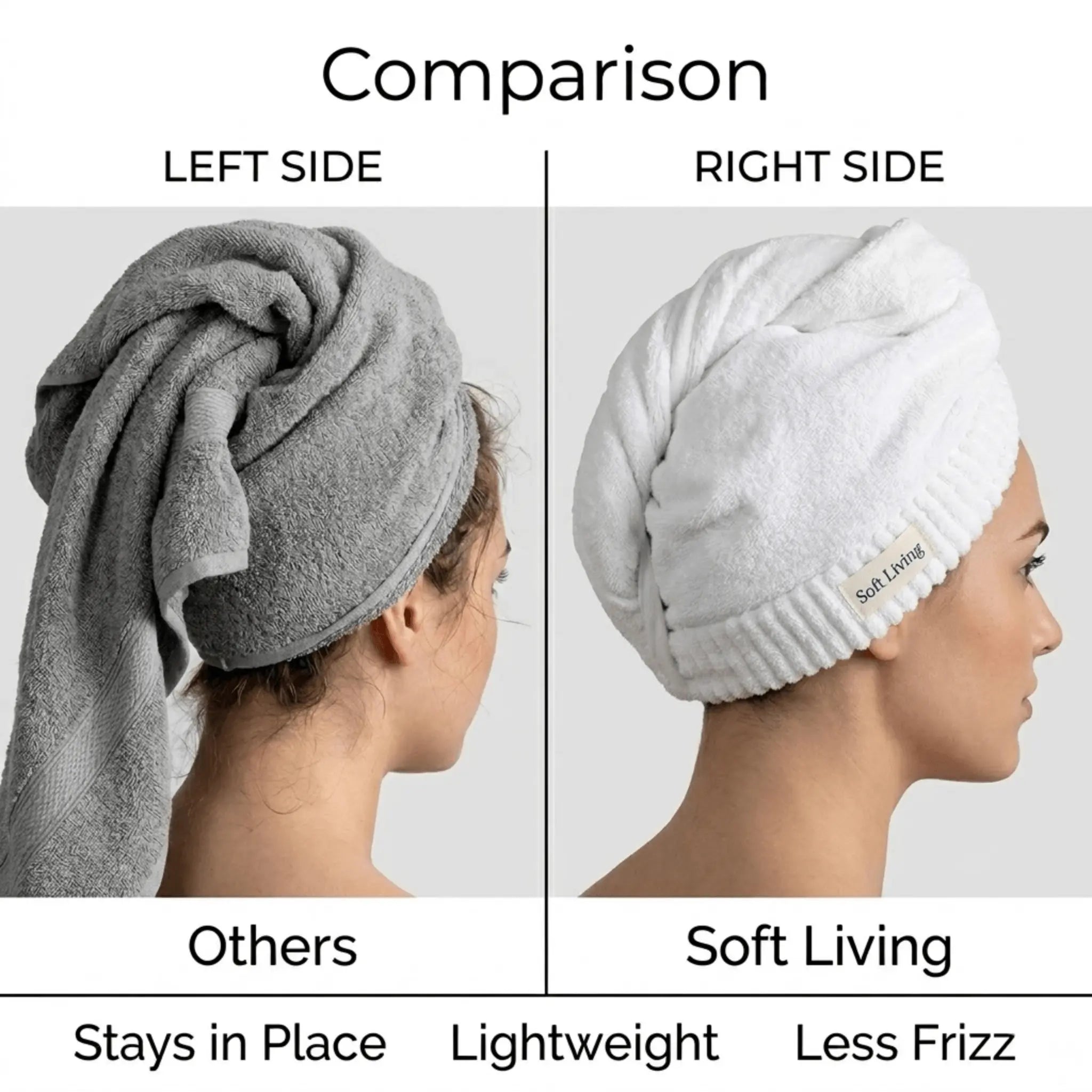 The Everyday Cotton Hair Towel