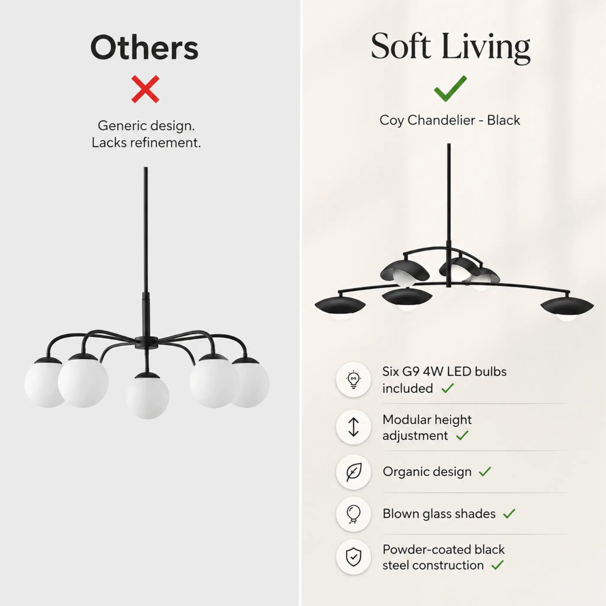 The Organic Form Chandelier