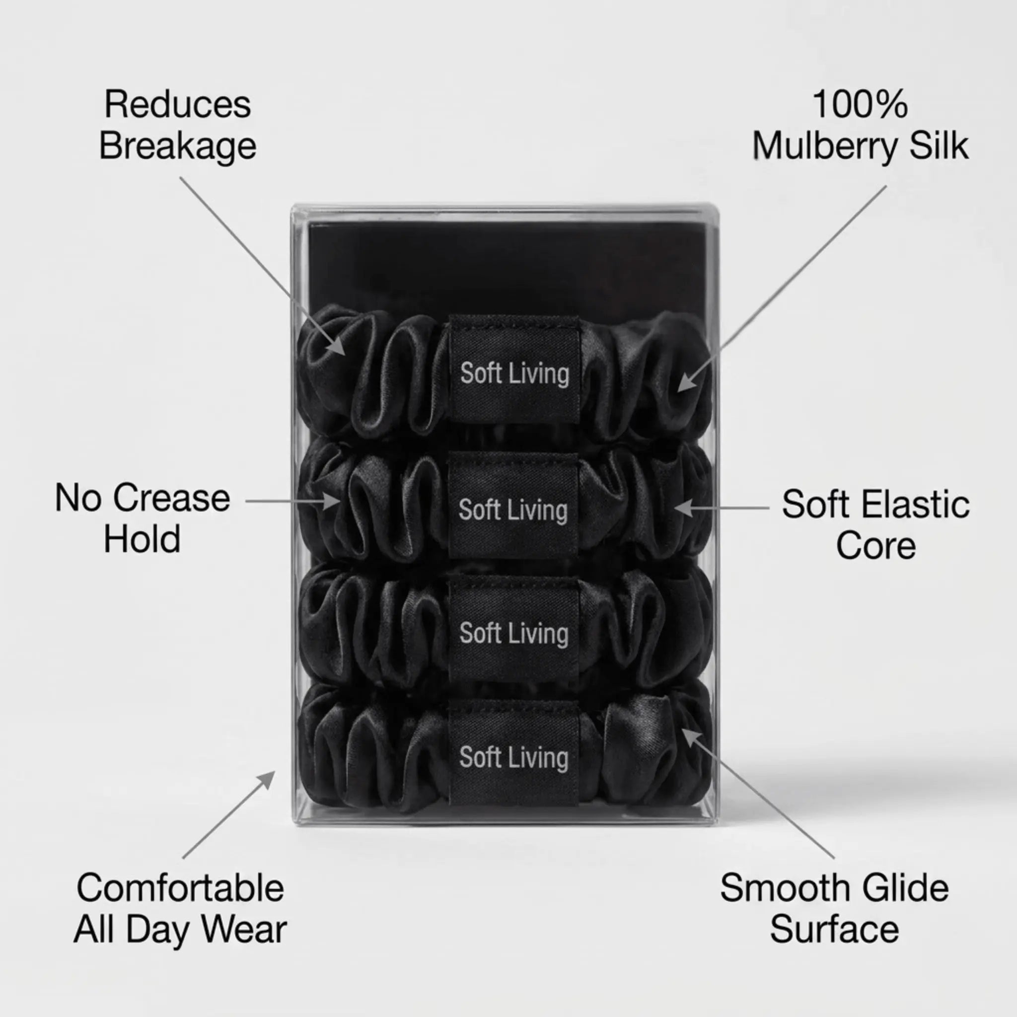 The Everyday Silk Hair Scrunchie Set
