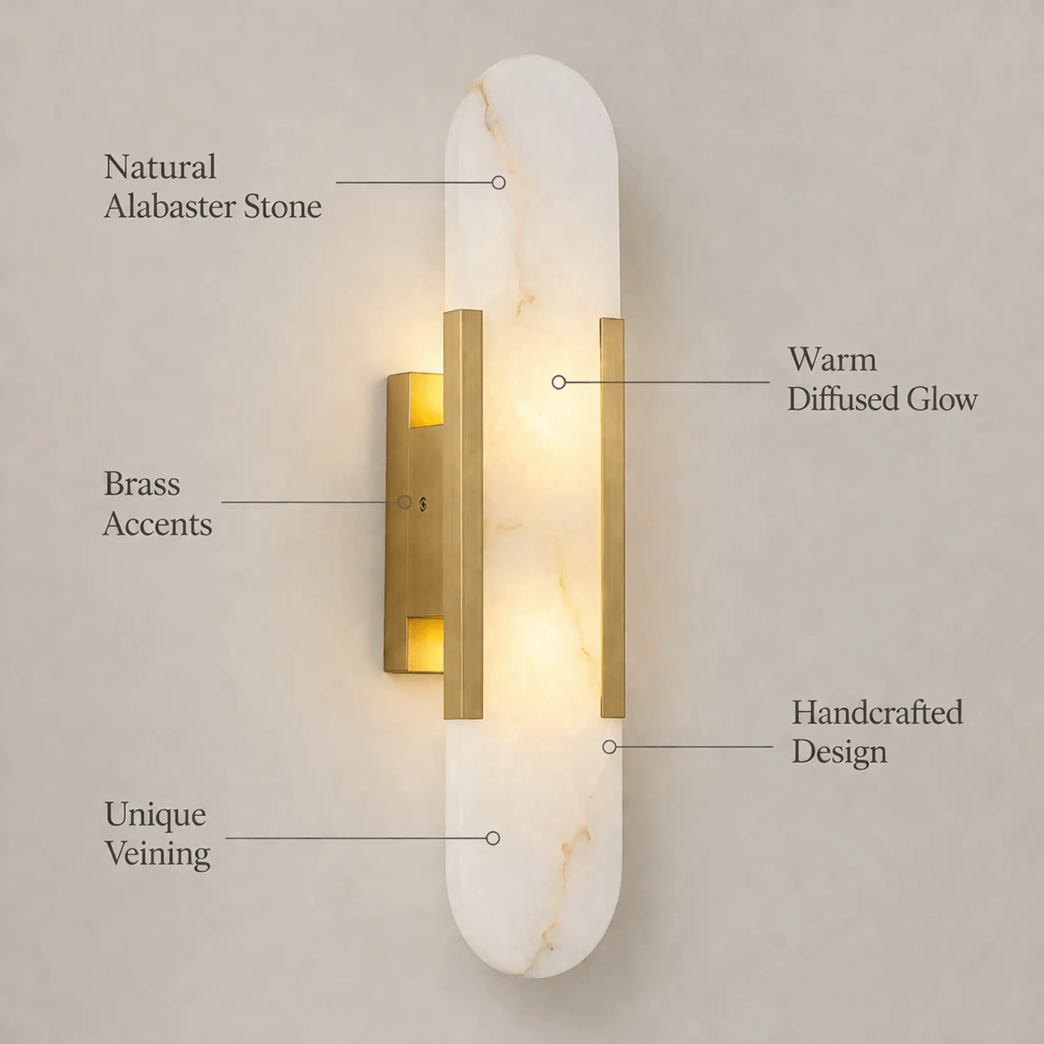 The Soft Stone Wall Light