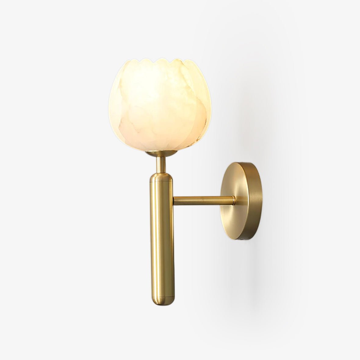 The Alabaster Bloom Wall Light