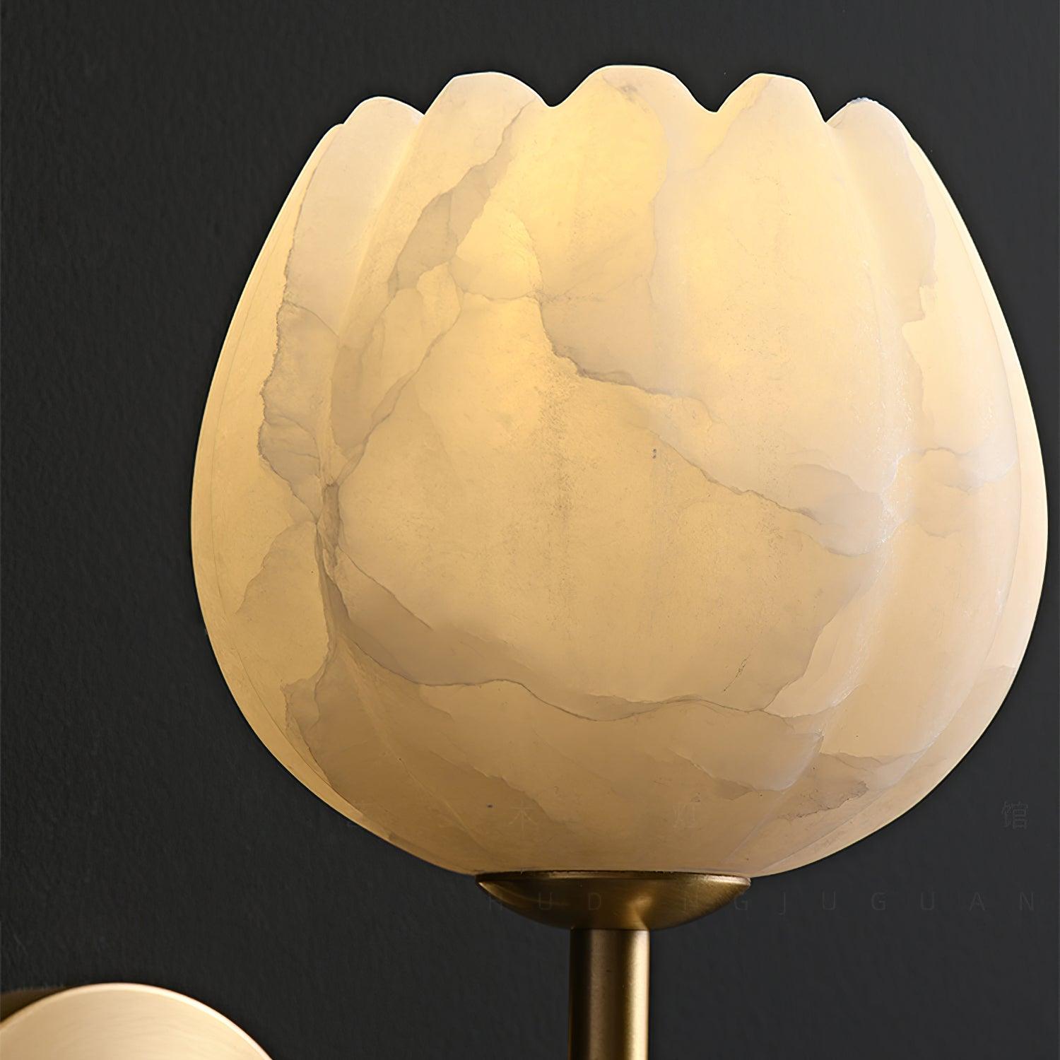 The Alabaster Bloom Wall Light