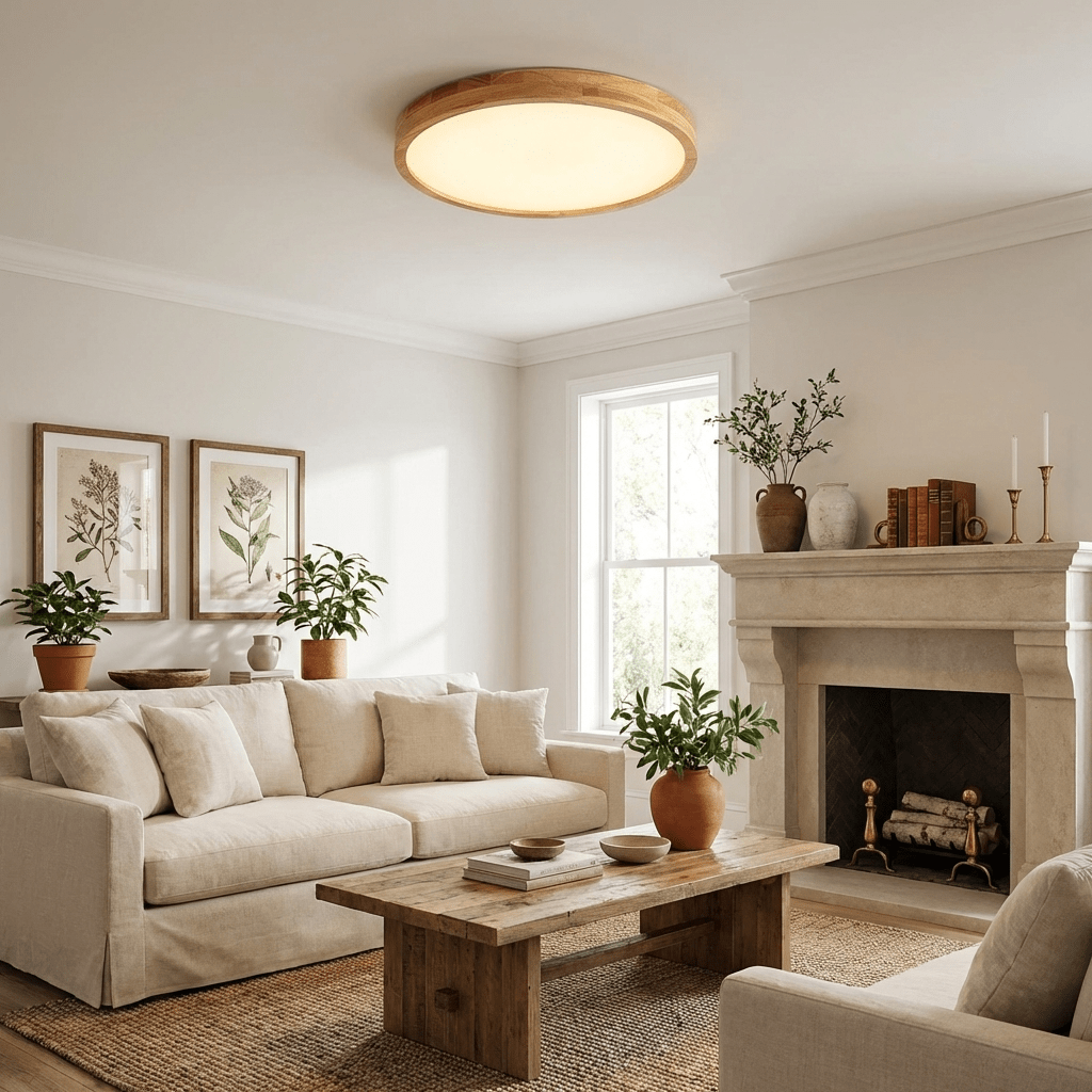 The Warm Geometry Ceiling Light