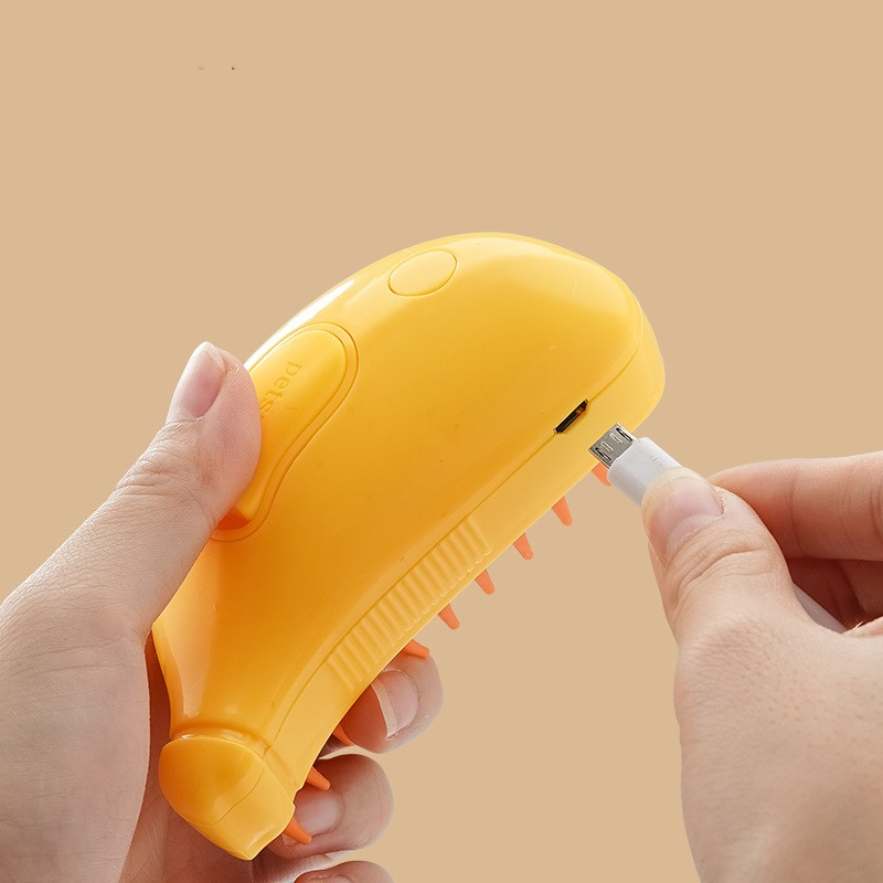 The Pet Pro SteamBrush — Professional Grooming. Home Comfort
