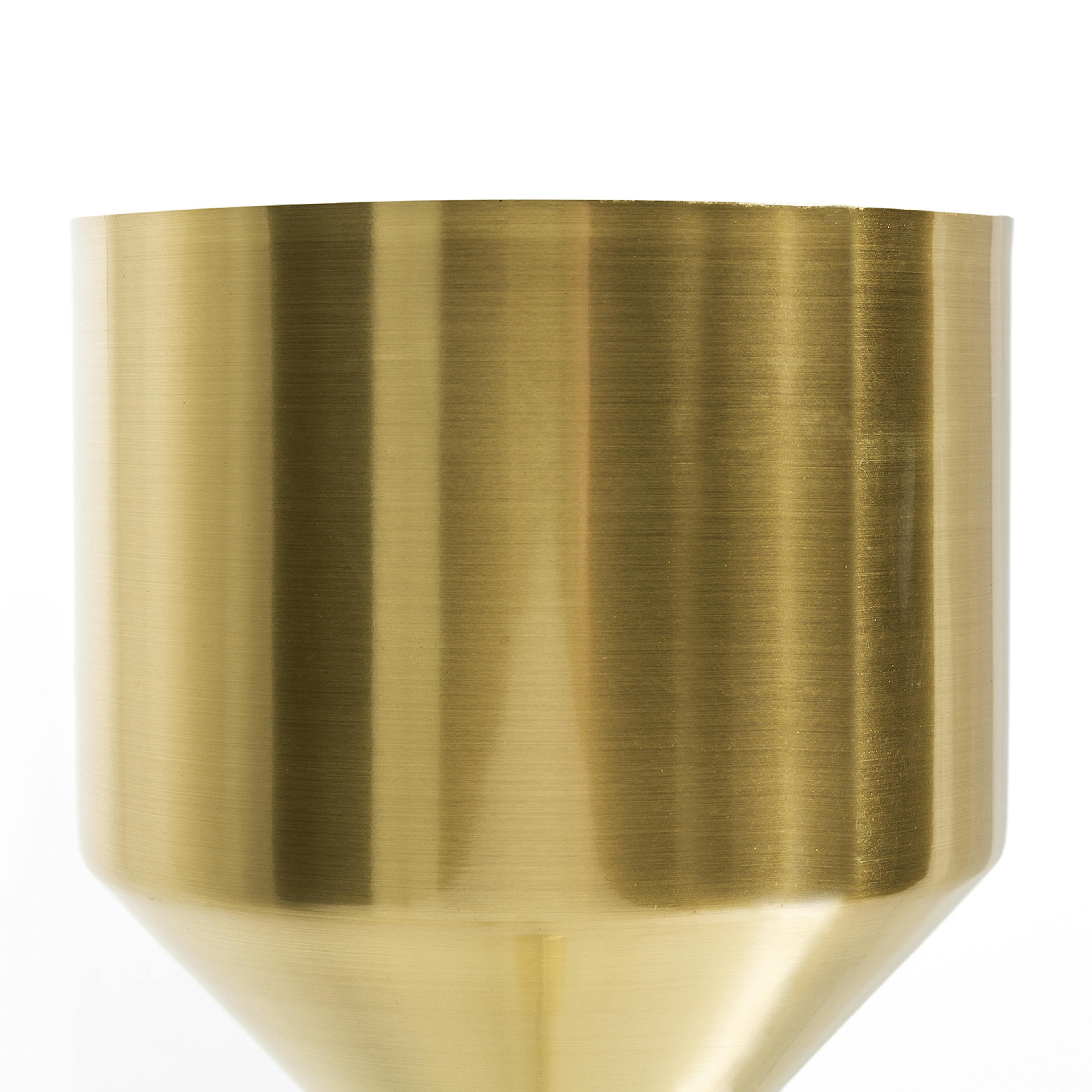 The Corner Glow Brass Floor Lamp