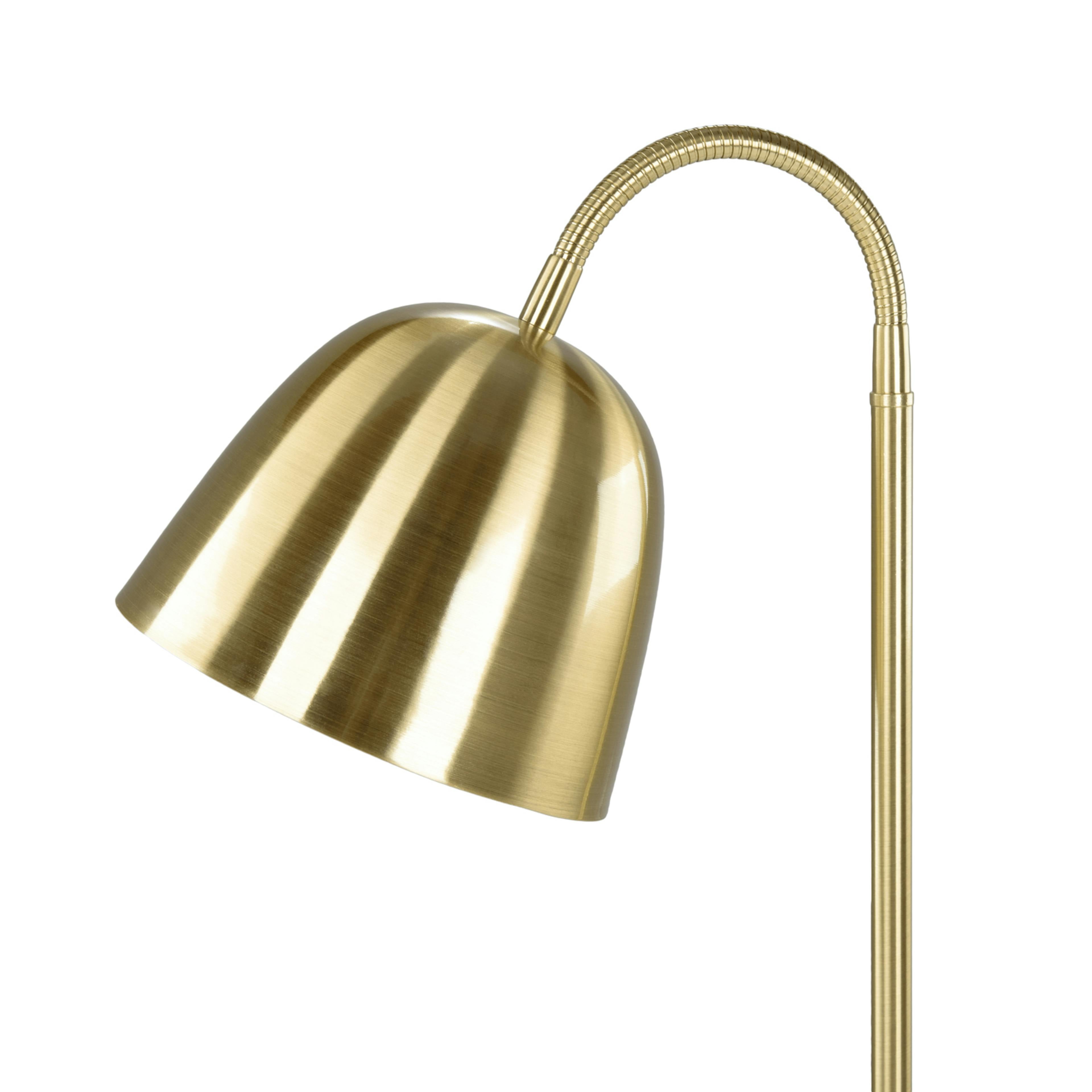 The Reading Corner Brass Floor Lamp