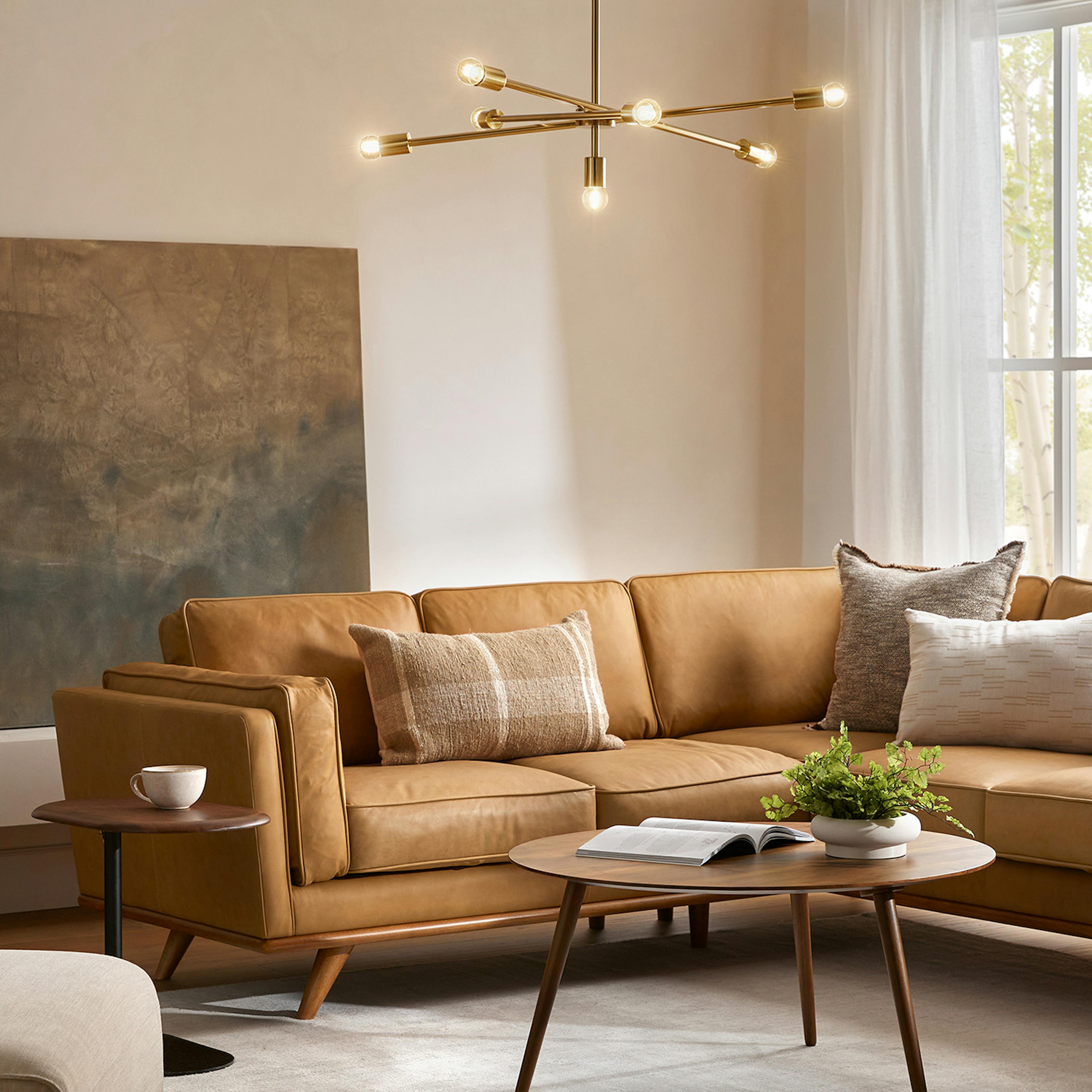 The Finished Room Brass Chandelier
