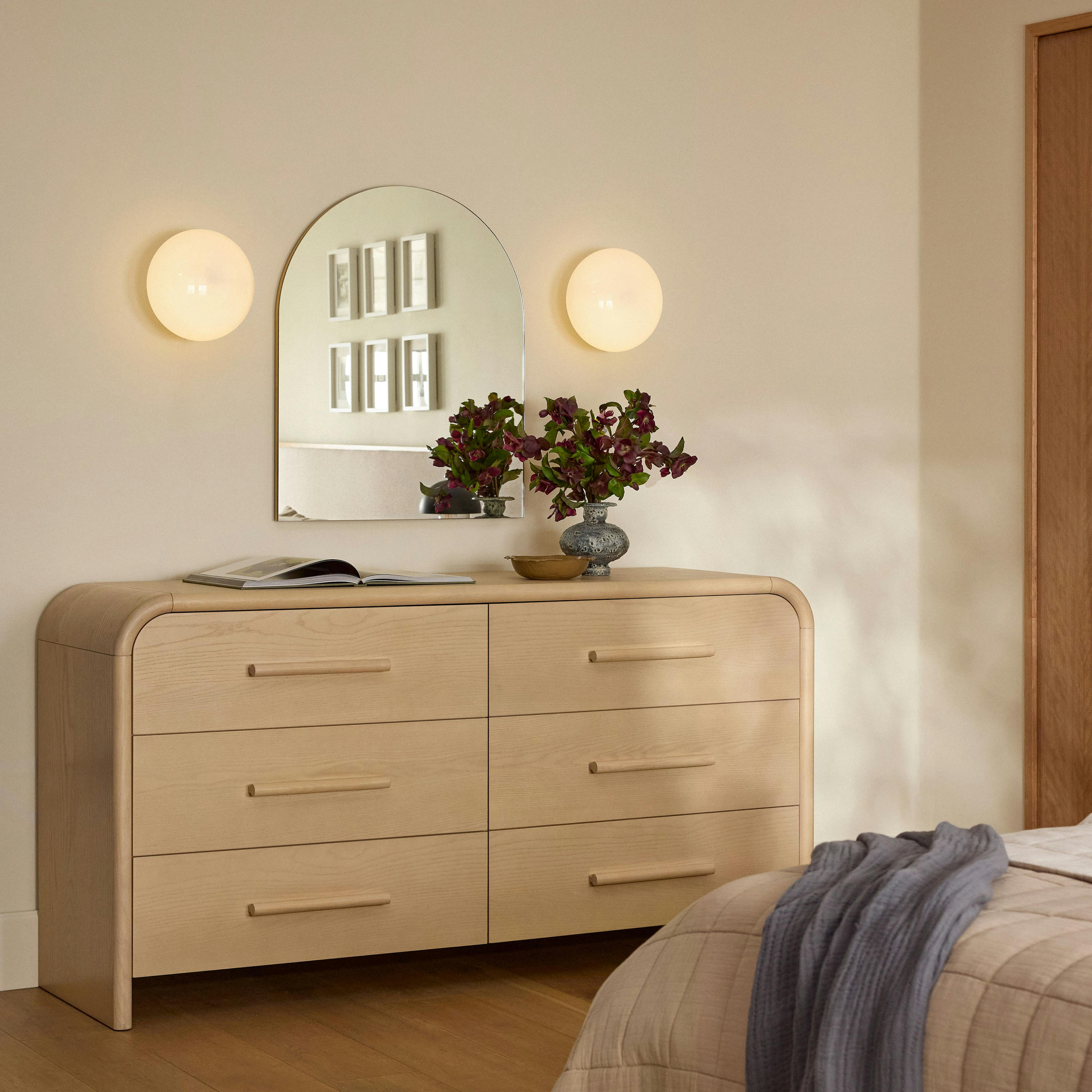 The Warm Glow Brass Sconce